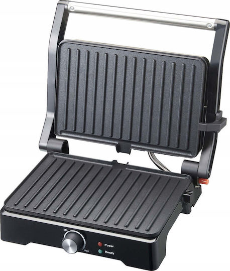 LTC Floor Standing Electric Grooved Plate Grill 1500W with Adjustable Thermostat 29x23cm
