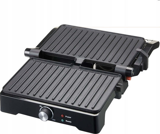 LTC Floor Standing Electric Grooved Plate Grill 1500W with Adjustable Thermostat 29x23cm