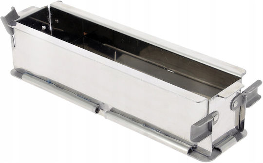 De Buyer Bakeware Tin for Bread Made of Stainless Steel 48x9x8.5cm