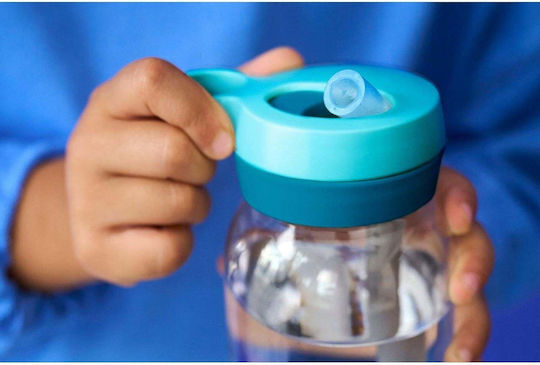 Mepal Бутилка за Вода Стъклена с Винтов Капак Синя 450ml
