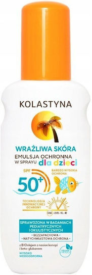 Kolastyna SPF50SPF50+ Αδιάβροχο Παιδικό Αντηλιακό Spray 150ml