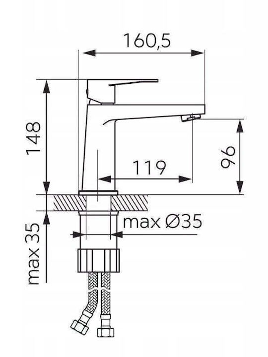 Ferro Ferro Mixing Sink Faucet Black Ferro Ferro Mixing Sink Faucet Black