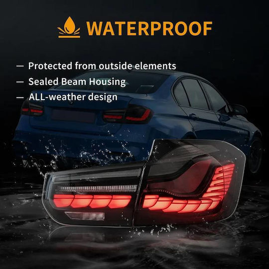 Задни Фарове Комплект Bmw 3 F30 11-18 Седан M4 Look Oled Dynamic Start Up Димни Vland