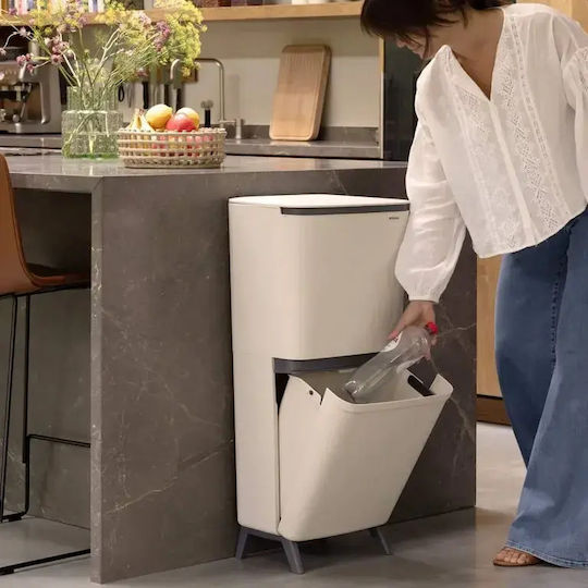 Brabantia Κάδος Απορριμμάτων Πλαστικός Μπεζ