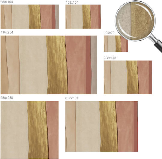 Selbstklebende Tapete Wand Beige 312x219cm