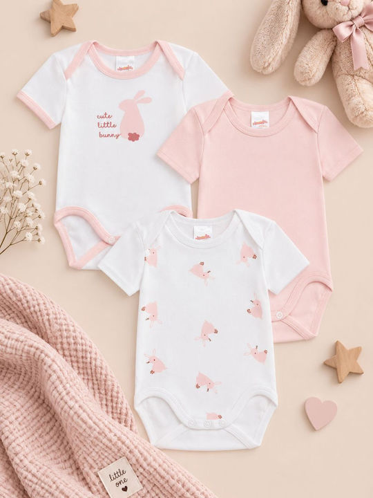 Minerva Bunny Set Bodysuit with Pants Multicolour 3 Pieces Minerva Bunny Set Bodysuit with Pants Multicolour 3 Pieces
