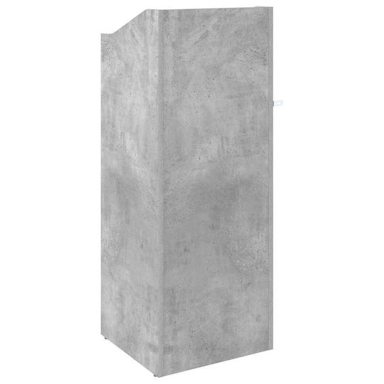 vidaXL Hi-Fi Furniture Grey 36x36x95.5cm