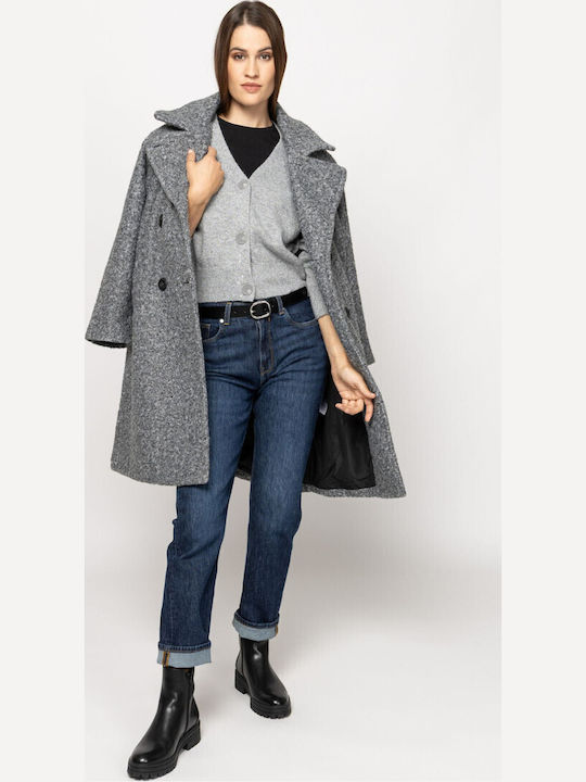 Gestrickte Damen Strickjacke Frost