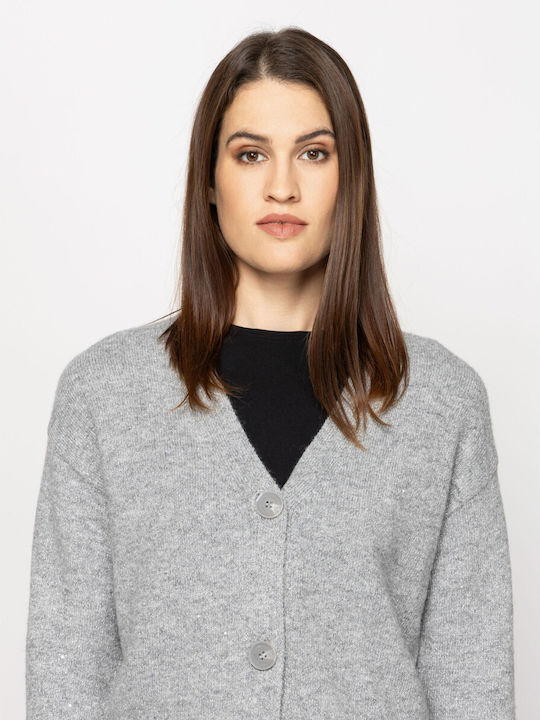 Gestrickte Damen Strickjacke Frost