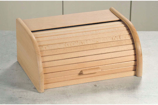 Kesper Brotkasten mit Deckel Hölzernes Beiges 40x27x17cm