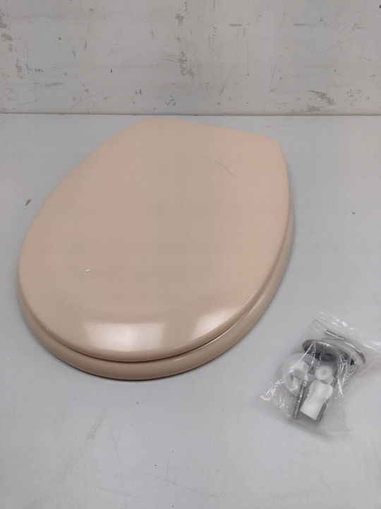 Wenko Toilettensitz Sanftes Schließen mit Bidet Kunststoff 44,5x37,5cm Beige