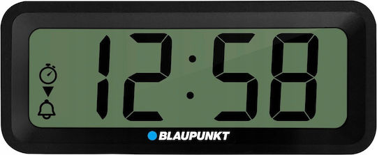 Blaupunkt Blaupunkt Tischuhr Digital Metallisch mit Wecker Schwarz