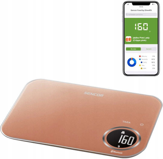Sencor Digitale Küchenwaage bis 8kg Rosa