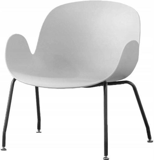 Metallic White Dining Chair