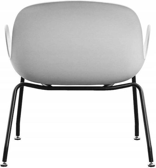Metallic White Dining Chair