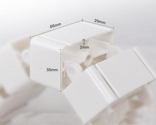 Ergosolid Cable Organization Clip 1pc White