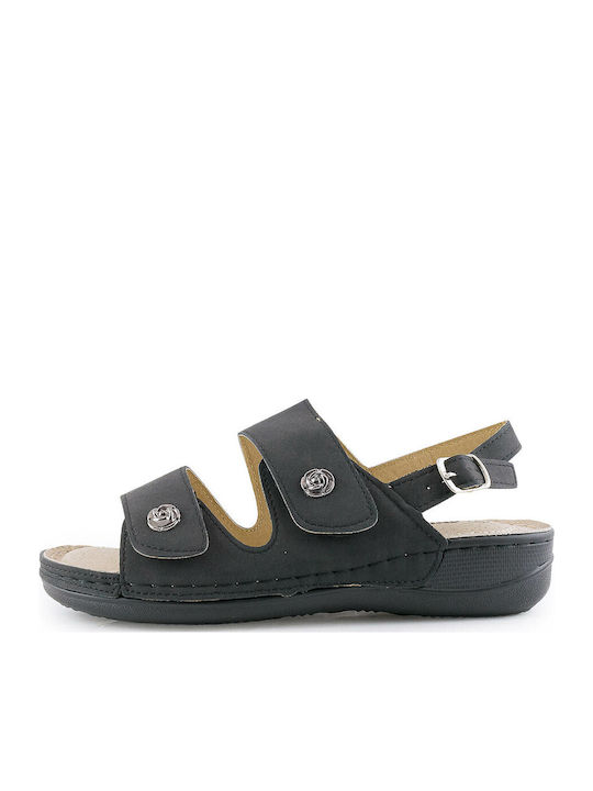 Women's Flat Sandals Black