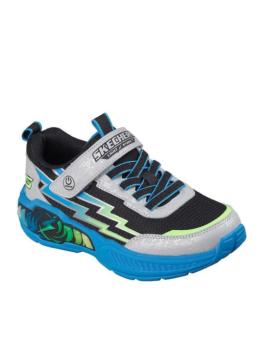 S-lights Kinder Sneaker mit Lichtern Silbern