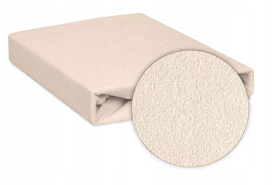 Multitex Protecție Impermeabilă pentru Saltea de Bebeluş Pentru Pătuț Frotte Prosop cu Fâșie 70x140x10 cm