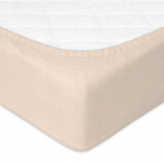 Multitex Protecție Impermeabilă pentru Saltea de Bebeluş Pentru Pătuț Frotte Prosop cu Fâșie 70x140x10 cm