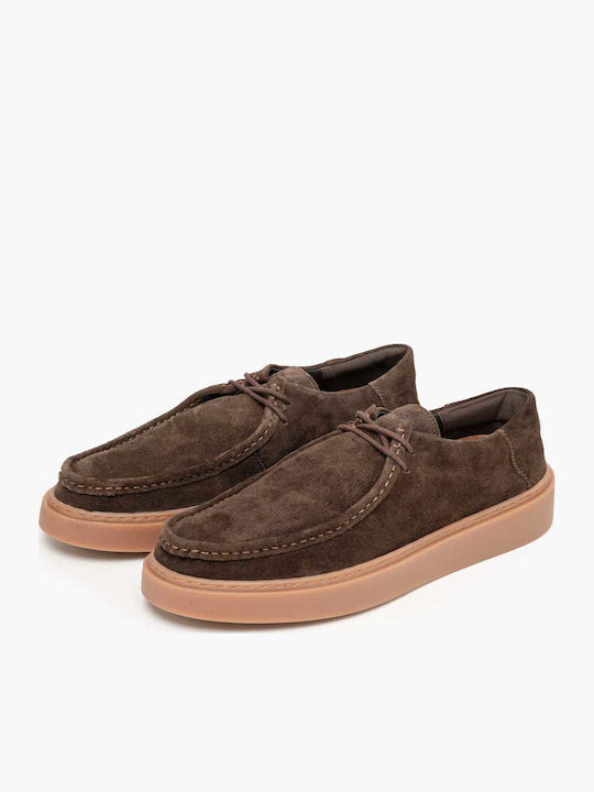 Leather Men's Loafers in Brown Colour
