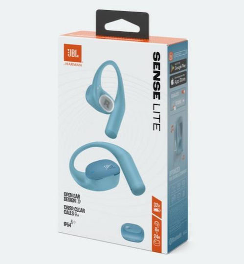 JBL Sense Lite Отворено Ухо Безжични Слушалки С Устойчивост На Изпотяване И Калъф За Зареждане Син
