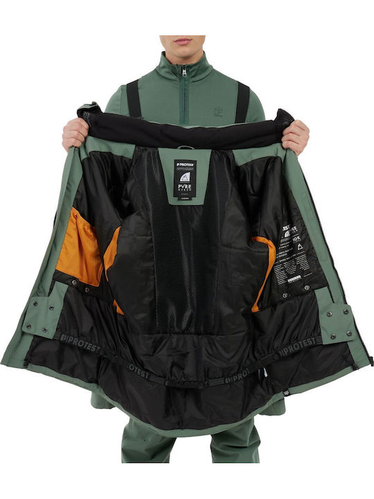 Protest Snowjacket 65752016-556 Herren Ski- und Snowboardjacke Grün