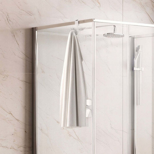 Wessper Doppel-Wandhalterung für Badezimmer Schiene mit Schrauben Transparente