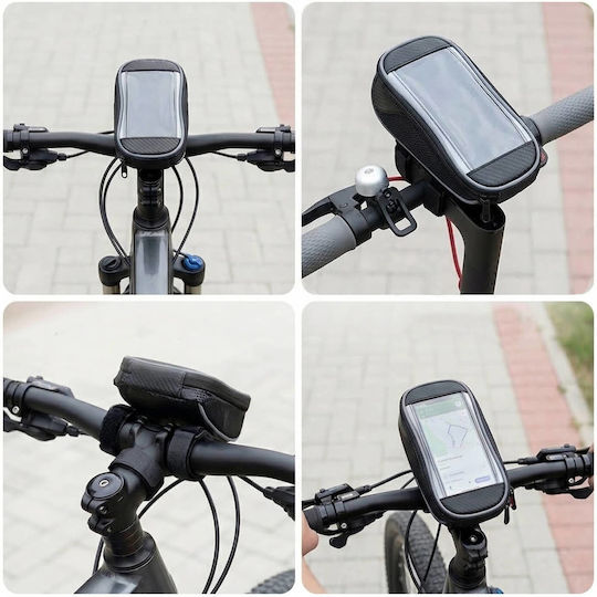 Motorrad Handyhalterung mit Wasserdichtem Etui 5.5" für Lenkrad