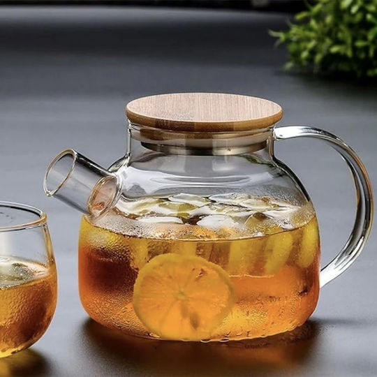 Glass Transparent Teapot 1000ml