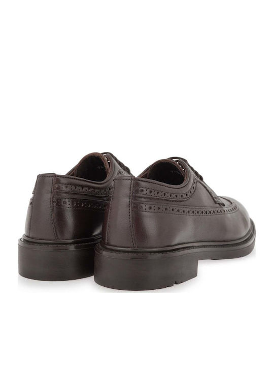 Leather Men's Casual Shoes Brown