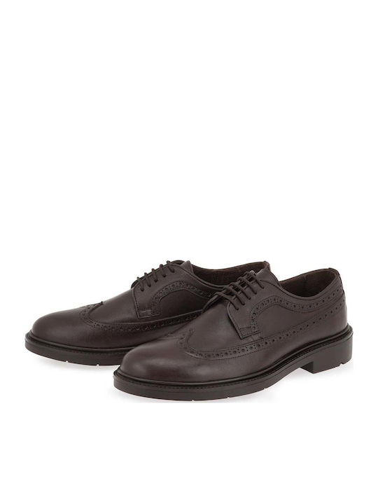 Leather Men's Casual Shoes Brown