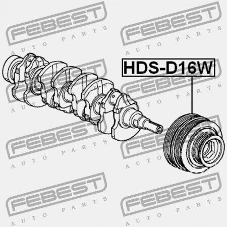 Honda Integra 4d Db6 Jp Τροχαλία Στροφαλοφόρου Άξονα 13810-p2k-003