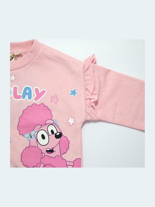 Kinder-Sweatshirt Weiches Rosa