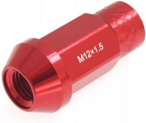 D1spec Кростини Алуминиеви M12x1,5 50mm Червени