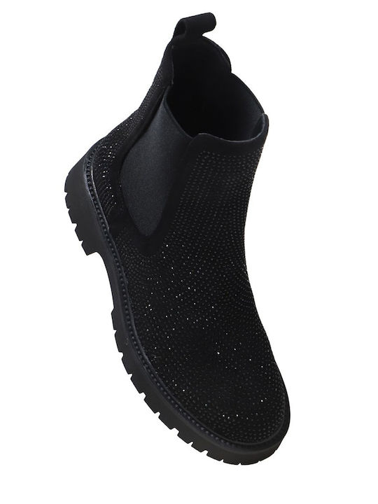 Stiefeletten Damen Schwarz