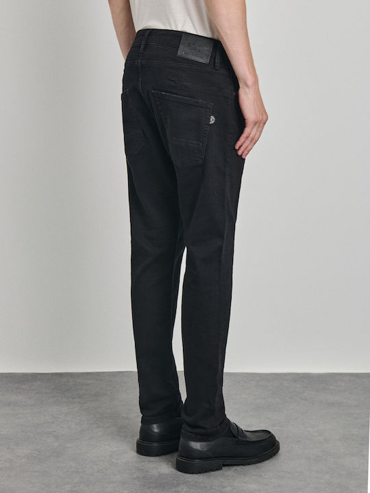 Herren Jeanshosen Regular Fit Schwarz