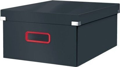 Leitz Papier Aufbewahrungsbox mit Deckel Graue 36,7x27,8x19,1cm