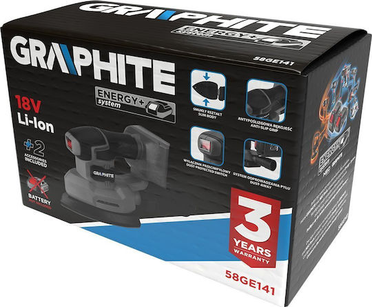 Graphite 58GE141 Παλμικό Τριβείο 18V Solo