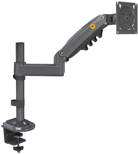 North Bayou H100G Desk Mounted Monitor Stand up to 35" with Extension Arm