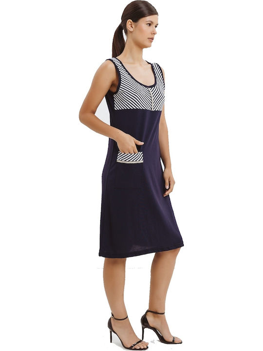 Rochii De Vară Pentru Femei Midi Rochie Albastru Marin