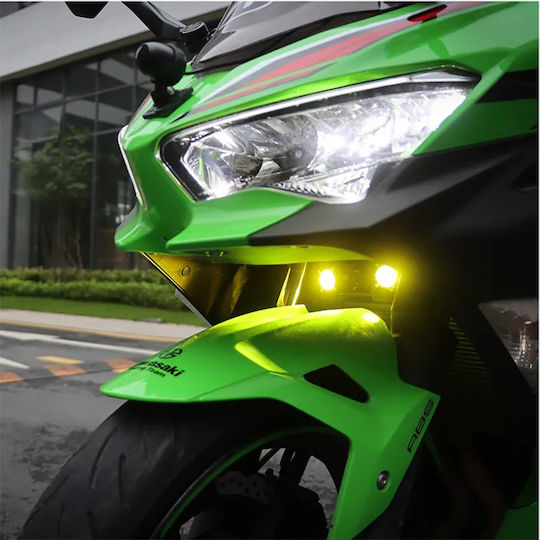 Proiector Motocicletă Future Eyes F150s Mini LED Alb Alb F150smn-ww-ws.white/whit