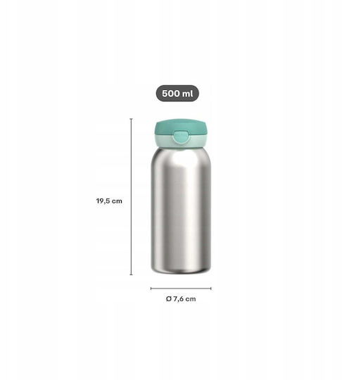 Mepal Thermos Bottle Stainless Steel 500ml Cool Mint