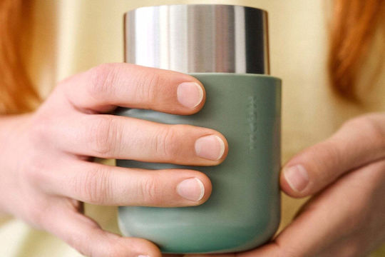 Mepal Glass Thermos Stainless Steel BPA Free 300ml Nordic Sage