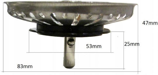 Akces-Med Spüleinsatz Edelstahl