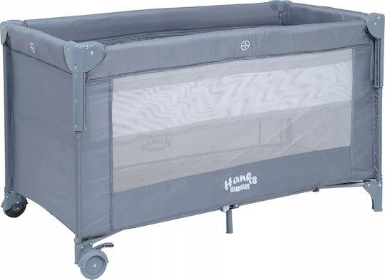 Hanks Kids Laufstall 2 Ebenen mit Matratze Graue 73cm