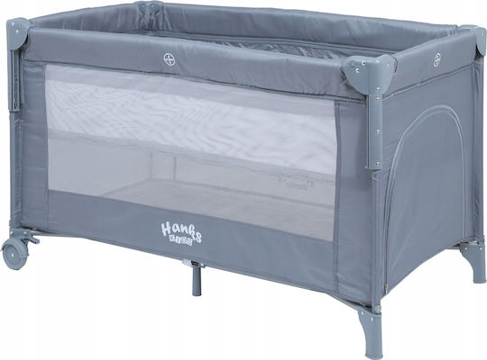 Hanks Kids Laufstall 2 Ebenen mit Matratze Graue 73cm