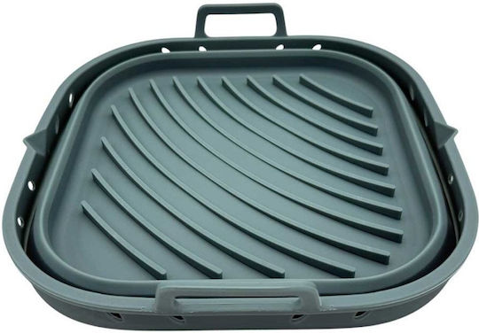 Mplco Quadratischer Zusammenklappbarer Silikon-Ofen-Insert 22 X 22cm
