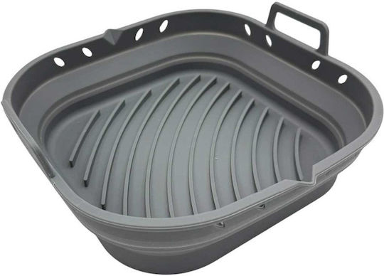Mplco Quadratischer Zusammenklappbarer Silikon-Ofen-Insert 22 X 22cm