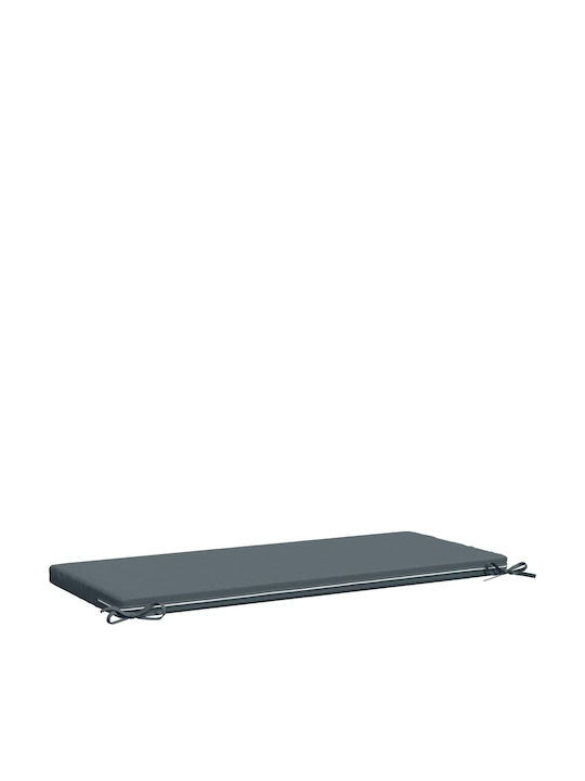 Outdoor Wooden Bench With Cushions 100x50cm